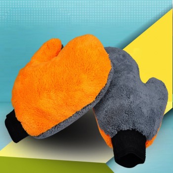 1 Pcs Car Wash Cloths Glove Mitt Soft Mesh Backing No Scratch Ultrafine Fiber Chenille Microfiber For Car Wash And Cleaning
