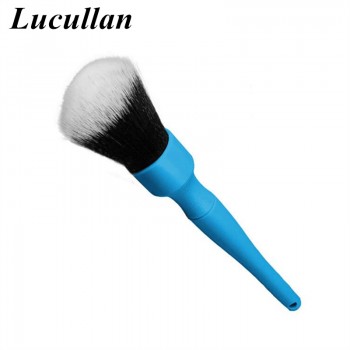 Lucullan 24CM Cleaning Brush For Exterior Surfaces,Wheels,Trim Work,Grill,Emblem/Badge Ultra Soft Hair Fine Detailing Brushes