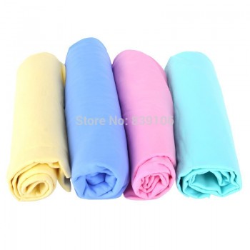 43*32*0.2CM  Super Absorption  Microfiber Car Care Towel Car Wash Towel Cleaning PEVA Towel Synthetic Suede Chamois Car Styling