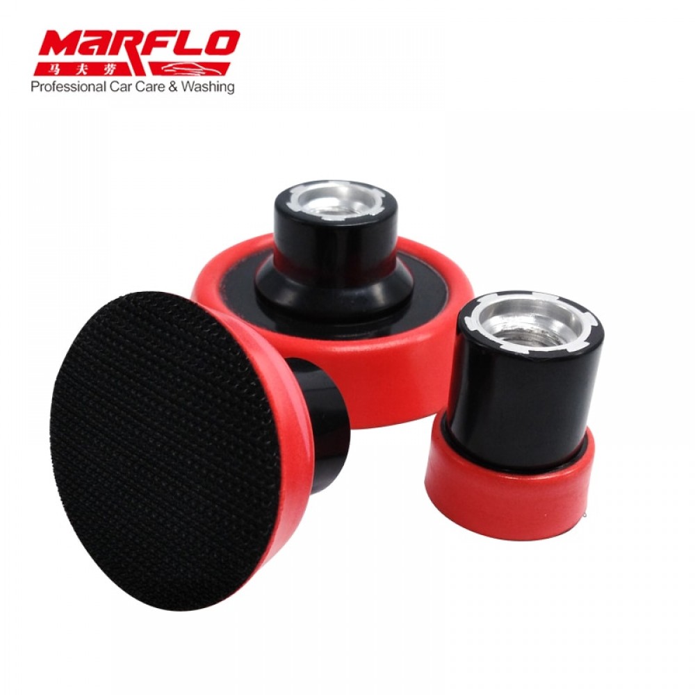 MARFLO Plate Backing Pad Sponge Polishing Car Wash and Care Tools M14 1.2 2 3 3size in one Package
