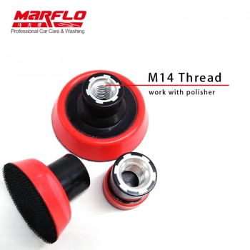 MARFLO Plate Backing Pad Sponge Polishing Car Wash and Care Tools M14 1.2 2 3 3size in one Package