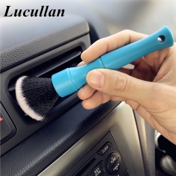 Lucullan Premium Interior Cleaning Brushes Professional Super Soft Hair Tools For Cleaning Air Conditioning Panel Dashboads etc.