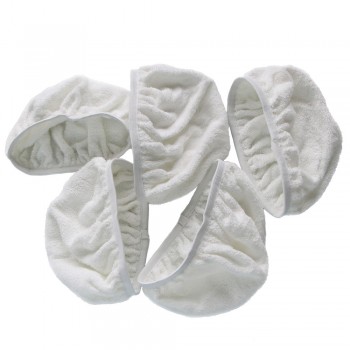 5 to 6 inches Polisher Pad Bonnet Polishing Buffing Pad Cover For Car Polisher Pack of 5Pcs Waxer Bonnet for Most Car Polisher