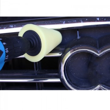 Do Promotion! Newest 1PC Car Wheel Hub Polish Repair Buffing Shank Polishing Sponge Cone Plastic Foam Pad