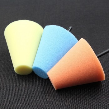 Do Promotion! Newest 1PC Car Wheel Hub Polish Repair Buffing Shank Polishing Sponge Cone Plastic Foam Pad