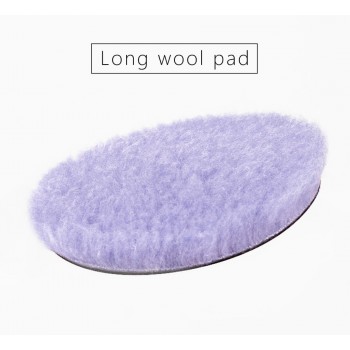 SPTA 6 Inch Lambs Woollen Polishing Buffing Pad Polisher Pads For Car Detailing Waxing Polishing Buffer