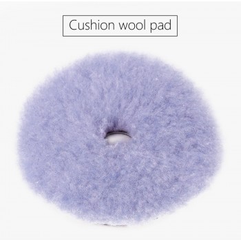 SPTA 6 Inch Lambs Woollen Polishing Buffing Pad Polisher Pads For Car Detailing Waxing Polishing Buffer