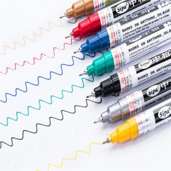 colorful pen Rotulador Car Tyre Tire Tread CD Metal Permanent Paint markers Graffiti Oily Marcador Marker Pen  car accessories
