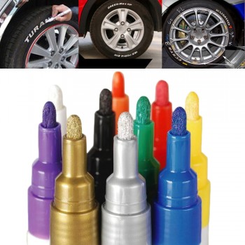 1PC Colorful Waterproof Permanent Pen Car Tyre Tire Tread CD Metal Permanent Paint Markers Car Accessries