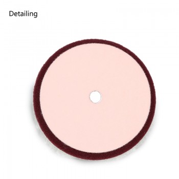 DETAILING Heavy Cut 6 Inch 100% Wool Buffing Pad For Car Polishing Suitable for RO, DA, GA Polisher