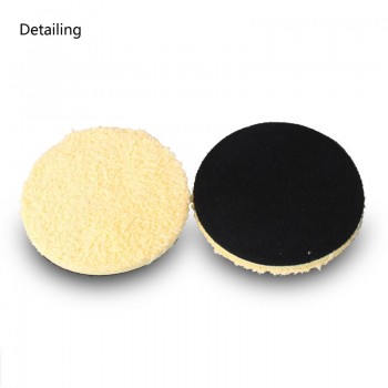 DETAILING 5 inchamp;6 inch Car Care Microfiber Buffing Sponge Polishing Pad Wax Applicator Pad Yellow