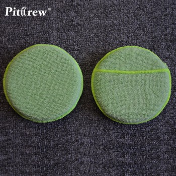 (10pieces/lot) Car washer  Microfiber Wax Applicator Polishing Sponges pads 11CM Diameter Sponges Car amp;Motorcycles Accessories
