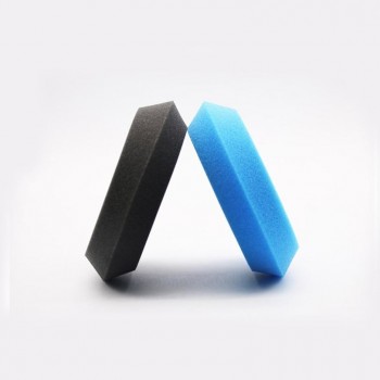 Car Foam Waxing Pads Vehicle Sponge Applicator Clean Paint Polish Polishing Blackamp;Blue Car Exterior Accessories 2017
