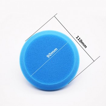 Car Foam Waxing Pads Vehicle Sponge Applicator Clean Paint Polish Polishing Blackamp;Blue Car Exterior Accessories 2017