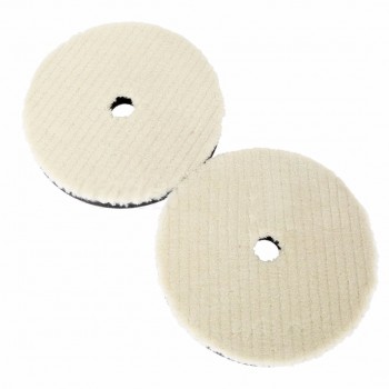 2x Car Woolen Polishing Pad Disc Cleaning Waxing Buffing 2/3/4/5/5/7 Inch Wool Polishing Buffing Pad Tool For Car Accessories