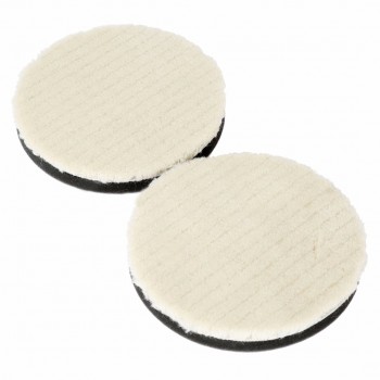 2x Car Woolen Polishing Pad Disc Cleaning Waxing Buffing 2/3/4/5/5/7 Inch Wool Polishing Buffing Pad Tool For Car Accessories