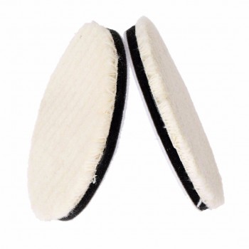 2x Car Woolen Polishing Pad Disc Cleaning Waxing Buffing 2/3/4/5/5/7 Inch Wool Polishing Buffing Pad Tool For Car Accessories