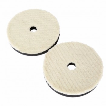 2x Car Woolen Polishing Pad Disc Cleaning Waxing Buffing 2/3/4/5/5/7 Inch Wool Polishing Buffing Pad Tool For Car Accessories