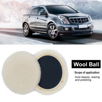 Wool Ball Polishing Plate Car Polishing Waxing Wool Wheel Self-adhesive Flocking Felt 5 125mm Car Accessories Cleaner