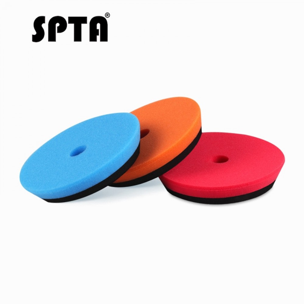 SPTA 6 (150mm) Compound Polishing Pads Buffing Buffer Pads Sets For DA / RO Dual action Car Polisher Sander-Select Color