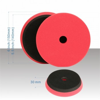 SPTA 6 (150mm) Compound Polishing Pads Buffing Buffer Pads Sets For DA / RO Dual action Car Polisher Sander-Select Color