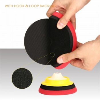 SPTA 6 (150mm) Compound Polishing Pads Buffing Buffer Pads Sets For DA / RO Dual action Car Polisher Sander-Select Color