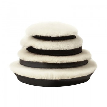 2Pcs 2/3/4/5/6/7 Inch Lambs Woolen Polishing Pad For Car Polisher Detail Mirror Finish Polish Dia. 50/80/100/125/150/180mm New