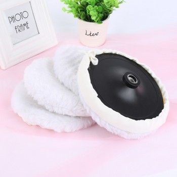 Liplasting 5Pcs 7 Inch Polishing Pads Polishing Bonnets Lambs Wool Car Washing