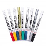 1 Pcs Metallic Marker Watercolor Highlighters 8 Colors to Choose 0.7mm Extra Fine Point Paint Marker Pen Office School Supplies