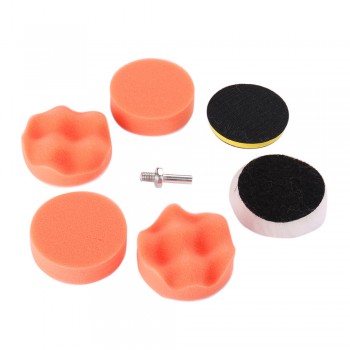Car Polishing Wash Brush Set Sponge Waxing Washing Maintenance Cosmetic Buffing Pads Kit Felt Compound Supplies Auto Accessories