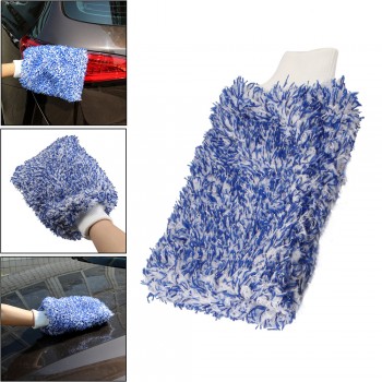Microfiber Car Cleaning Glove High Density Scratch Free Wash Mitt Wet and Dry Use Duster