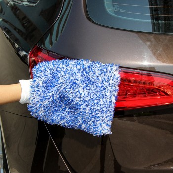Microfiber Car Cleaning Glove High Density Scratch Free Wash Mitt Wet and Dry Use Duster
