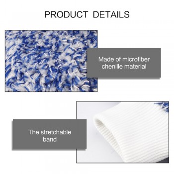 Microfiber Car Cleaning Glove High Density Scratch Free Wash Mitt Wet and Dry Use Duster