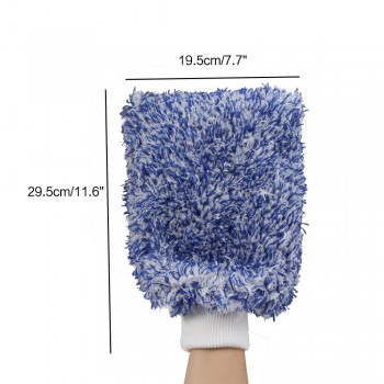 Microfiber Car Cleaning Glove High Density Scratch Free Wash Mitt Wet and Dry Use Duster