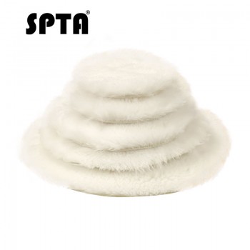 2/3/4/5/6/7 2pcs Artificial Woollen Polishing Buffing Pad Polisher Pads For Car Detailing Waxing Polishing Buffer NEW