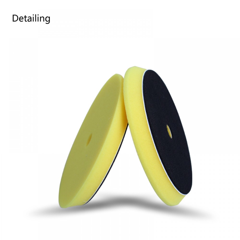DETAILING Car Polishers Foam Polish Buffer Pad for Polishing Cars Yellow for Cutting