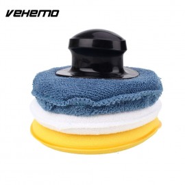 Vehemo Multicolor Polishing Sponge Wax Applicator Buffing Pad Polisher Waxing Sponge for Home and Living Buffer Pad Car Styling
