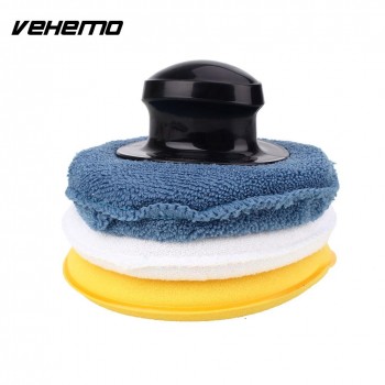 Vehemo Multicolor Polishing Sponge Wax Applicator Buffing Pad Polisher Waxing Sponge for Home and Living Buffer Pad Car Styling