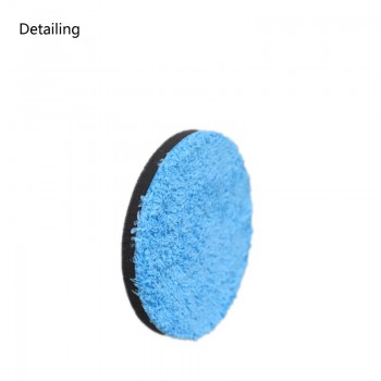 DETAILING Car Care Microfiber Polishing Pad Buffing Sponge Wax Applicator Pad Blue Colour