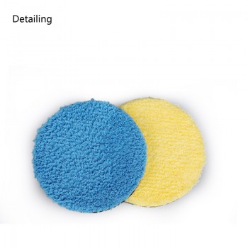DETAILING Car Care Microfiber Polishing Pad Buffing Sponge Wax Applicator Pad Blue Colour