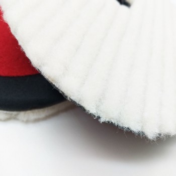 Quality rupess shape japanese short wool buffingamp;polishing pad foam pad wool polishing buff disct(7or6for choose,Rodam color)