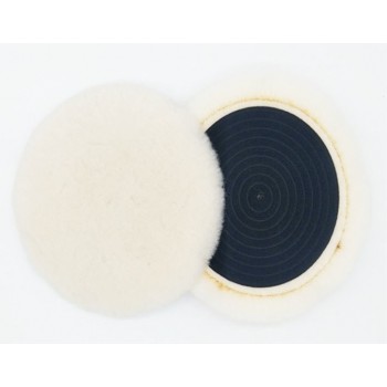 high quality 6 Australia real wool MIX Textile polishing buffing pad foam polish puff disc (same material as 3M)