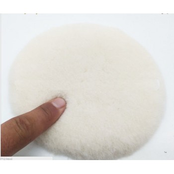 high quality 6 Australia real wool MIX Textile polishing buffing pad foam polish puff disc (same material as 3M)