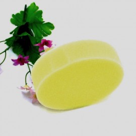 Liplasting 12Pcs Car Cleaning Wax Sponges Round Car Polish Wax Foam Sponges Pads Yellow