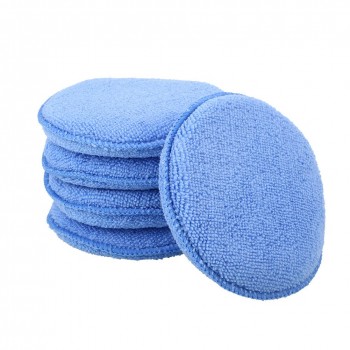 Blue 5pcs Polishing Sponge Buffing Pad Waxing Sponge Durable Premium Car Styling Auto Detailing Car Care