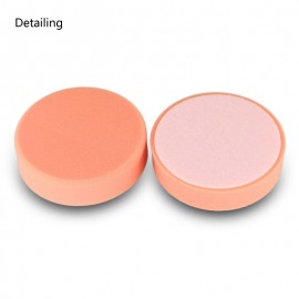 DETAILING 6 Inch Flat Foam Polishing Buffing Pad For Car Polishing and Buffing - Orange For Polishing
