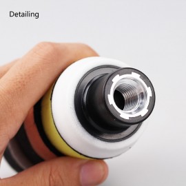1 Inch DETAILING 5 pcs Buffing and Polishing Kit with 3 Flat Foam Padsamp; 1 Wool Buffing Pad and a Backing Plate