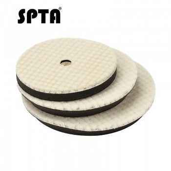 2Pcs 2/3/4/5/6/7 Inch Lambs Woolen Polishing Pad For Car Polisher Detail Mirror Finish Polish Dia. 50/80/100/125/150/180mm New