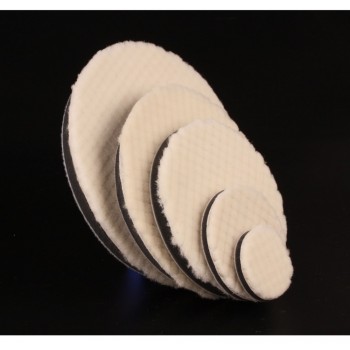 2Pcs 2/3/4/5/6/7 Inch Lambs Woolen Polishing Pad For Car Polisher Detail Mirror Finish Polish Dia. 50/80/100/125/150/180mm New