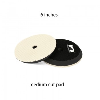 2Pcs 2/3/4/5/6/7 Inch Lambs Woolen Polishing Pad For Car Polisher Detail Mirror Finish Polish Dia. 50/80/100/125/150/180mm New